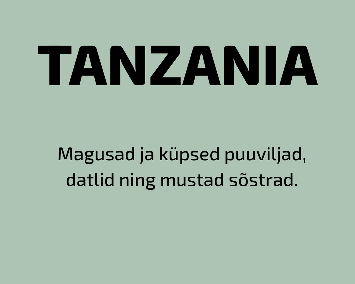 Karatu, Tansaania kohvioad 500g