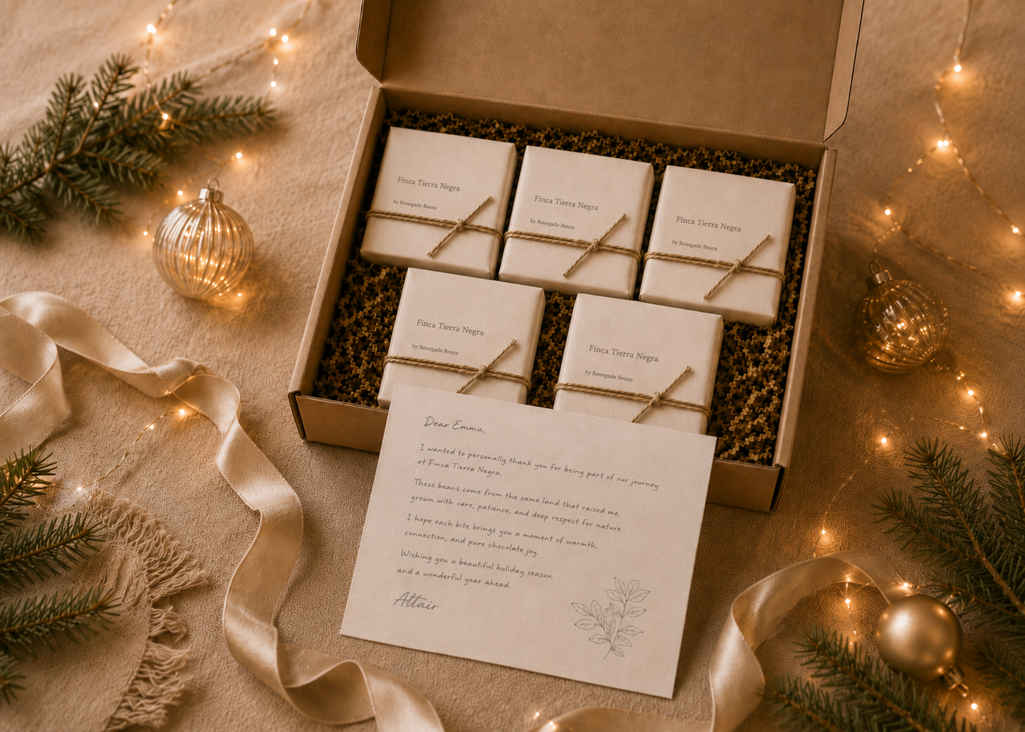 Personalised chocolate box